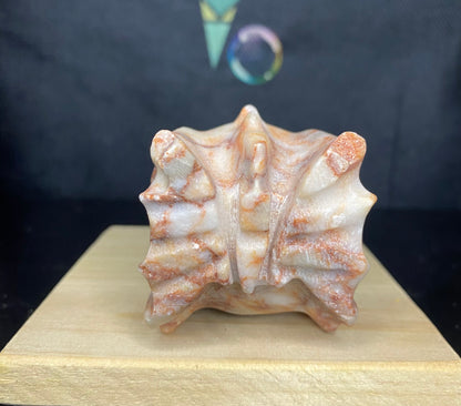 Red Vein Jasper Dragon Skull