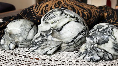 Giant Picasso Jasper Alien Skull