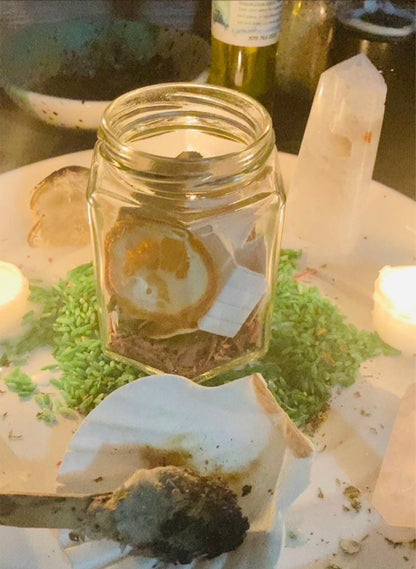 Community abundance jar spell work