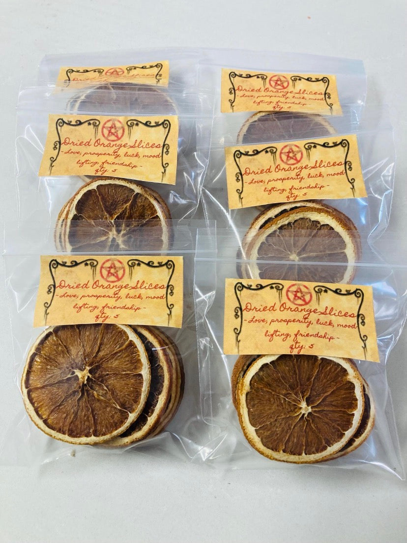 Dried orange slices