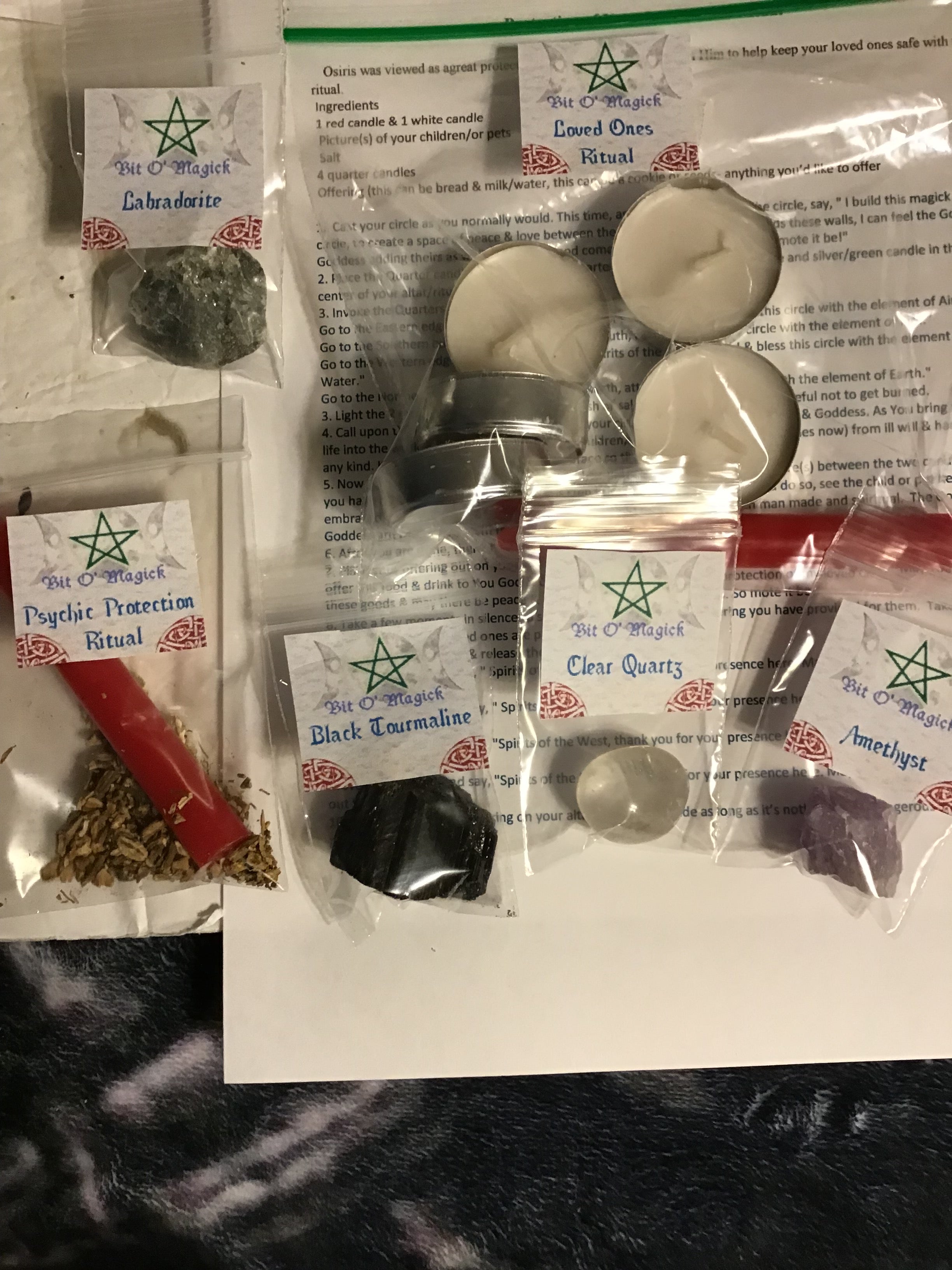 Handcrafted Magical Protection Set