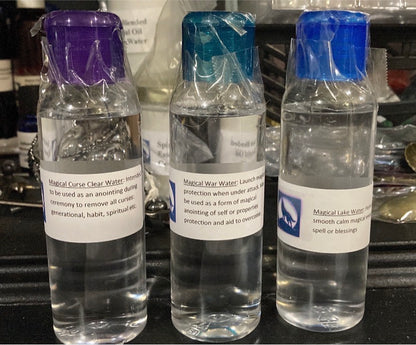 Magically charged and cleansed spell water
