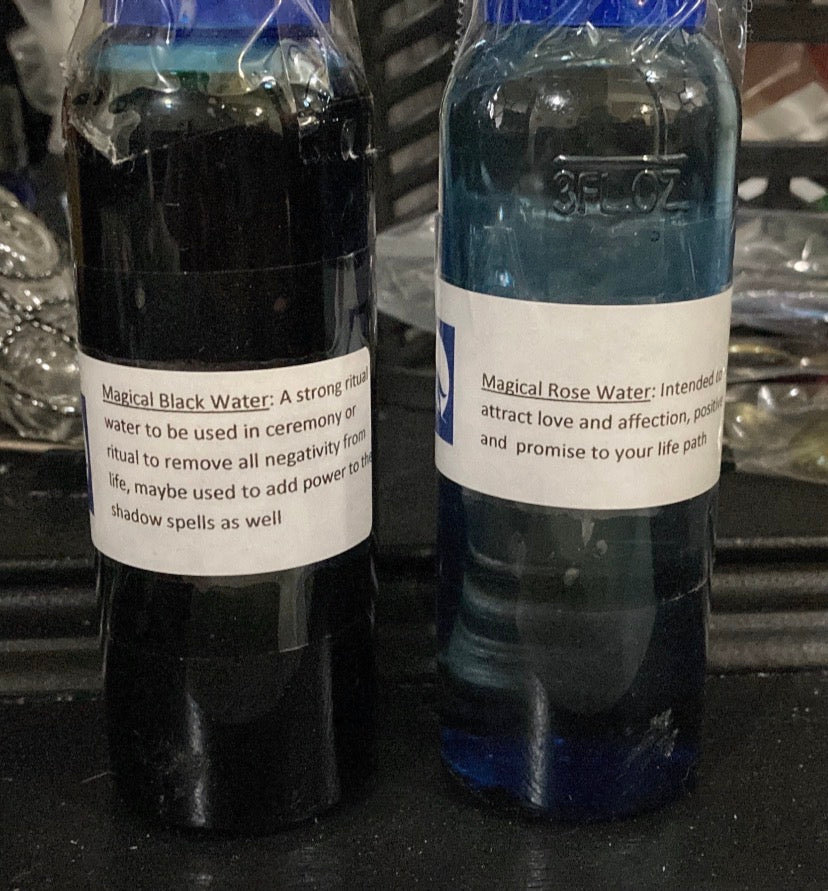 Magically charged and cleansed spell water