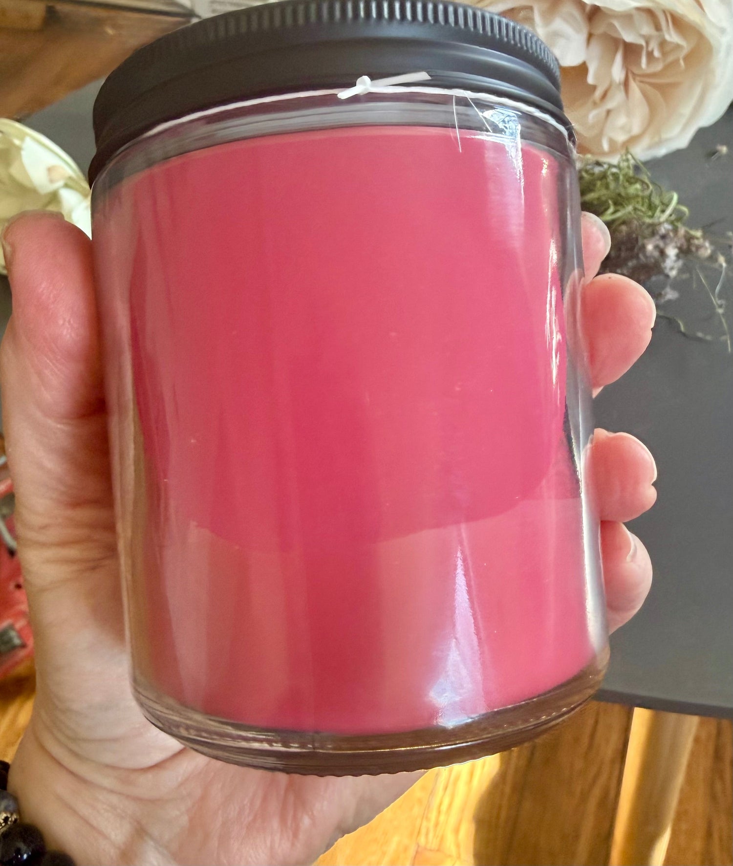 Goddess Persephone Soy Wax Candle with Pomegranate Spice Fragrance