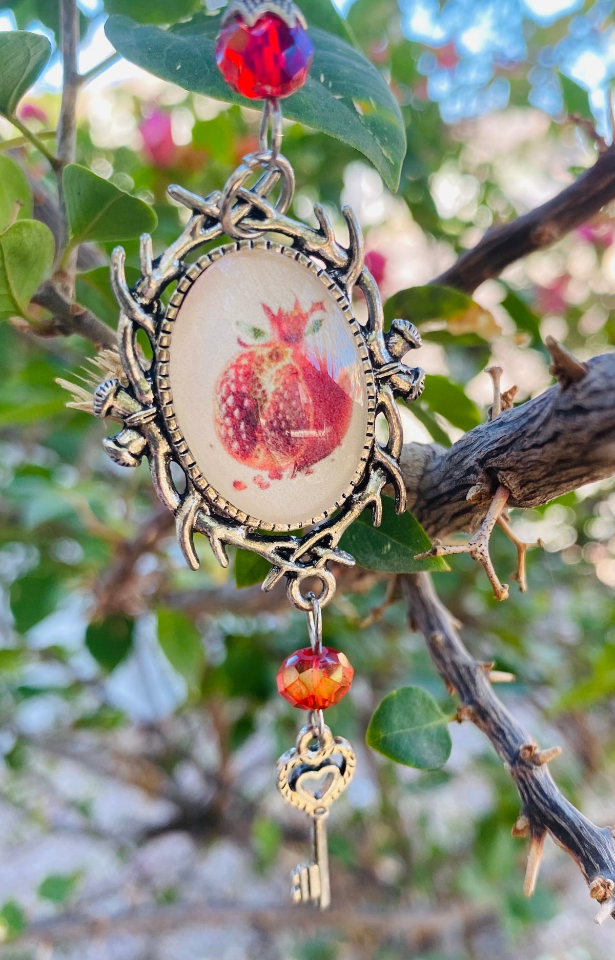 Pomegranate protection and passion charm – Witchsey Marketplace