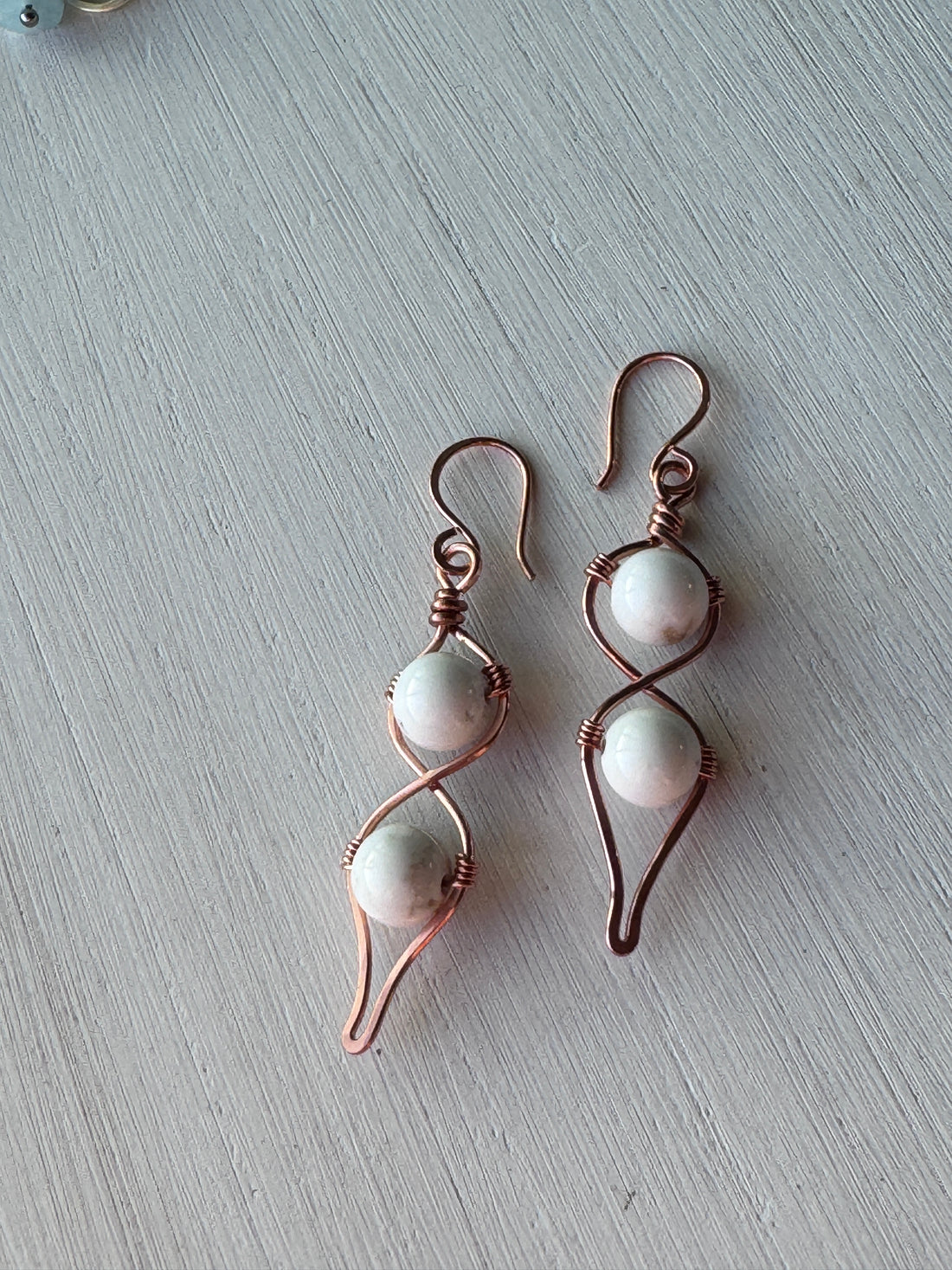 Copper Magnesite Earrings