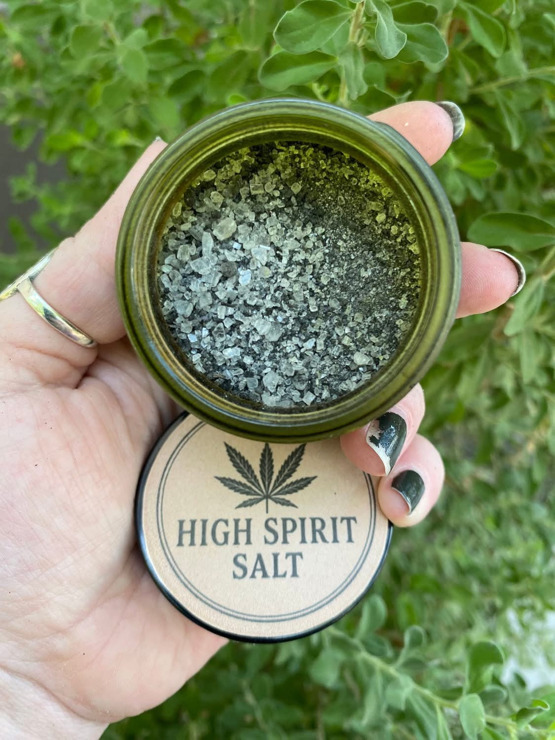 High spirit black ritual salt