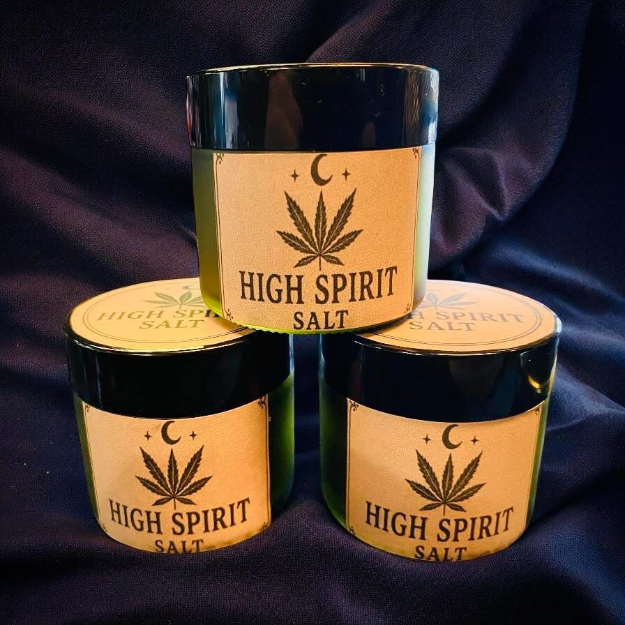 High spirit black ritual salt