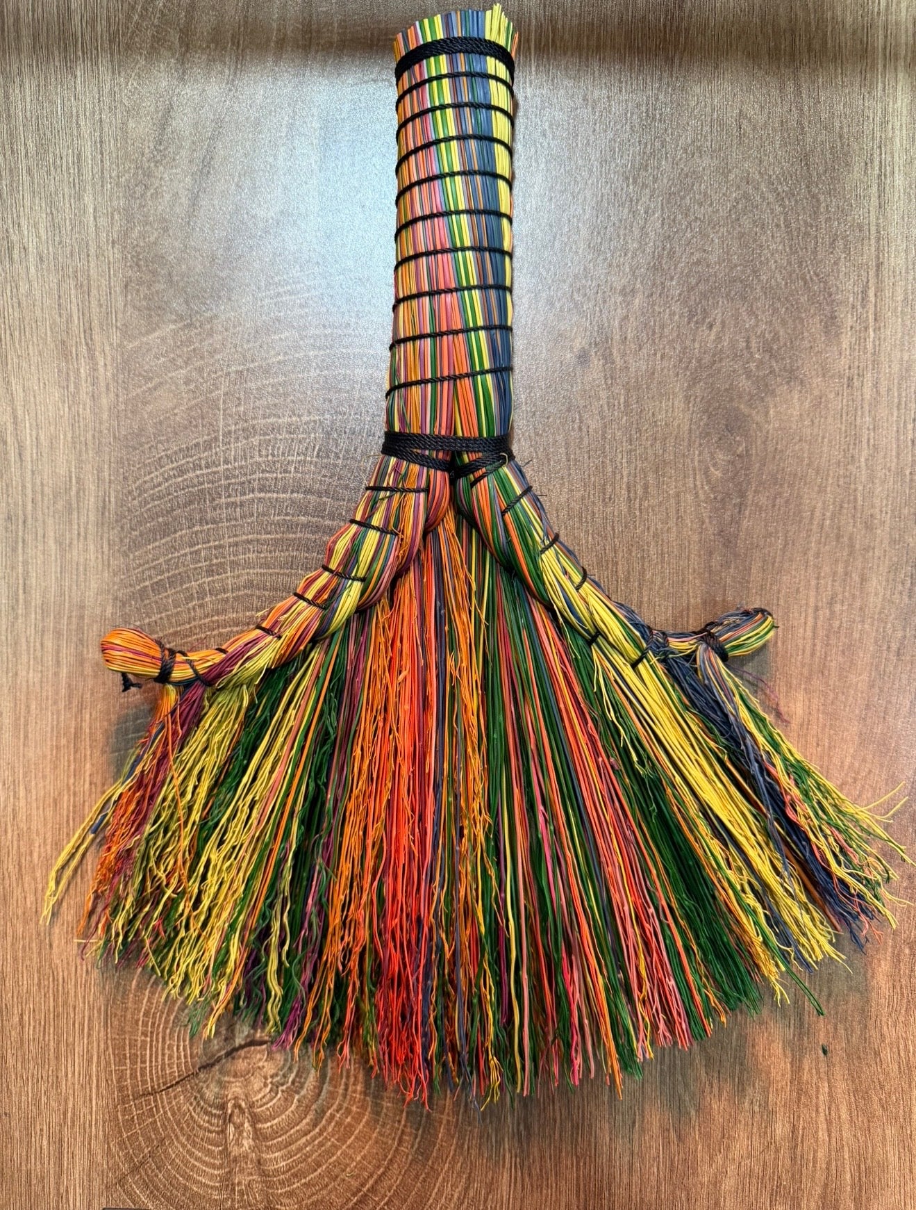 Colorful broom
