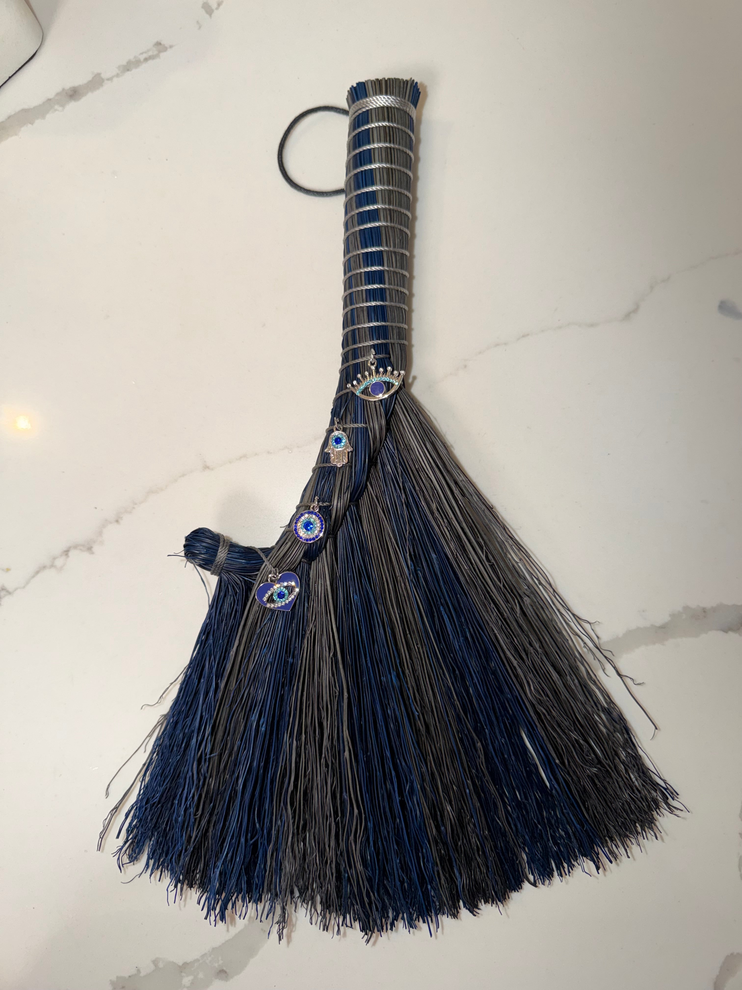Evil eye broom