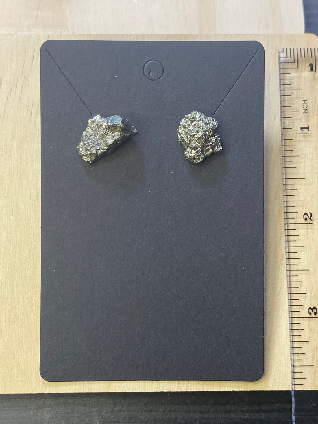 Pyrite Stud Earrings