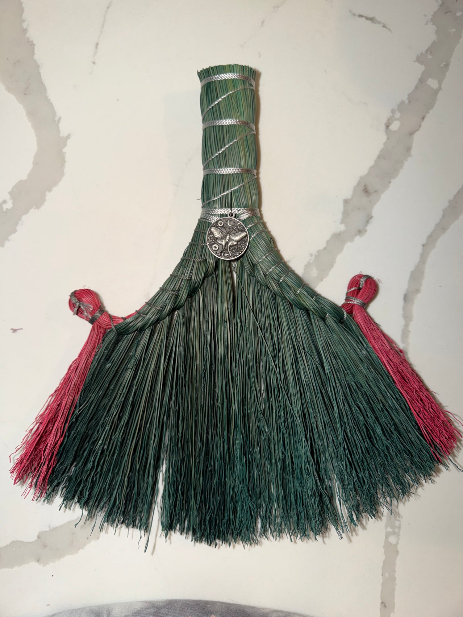 Luna moth broom