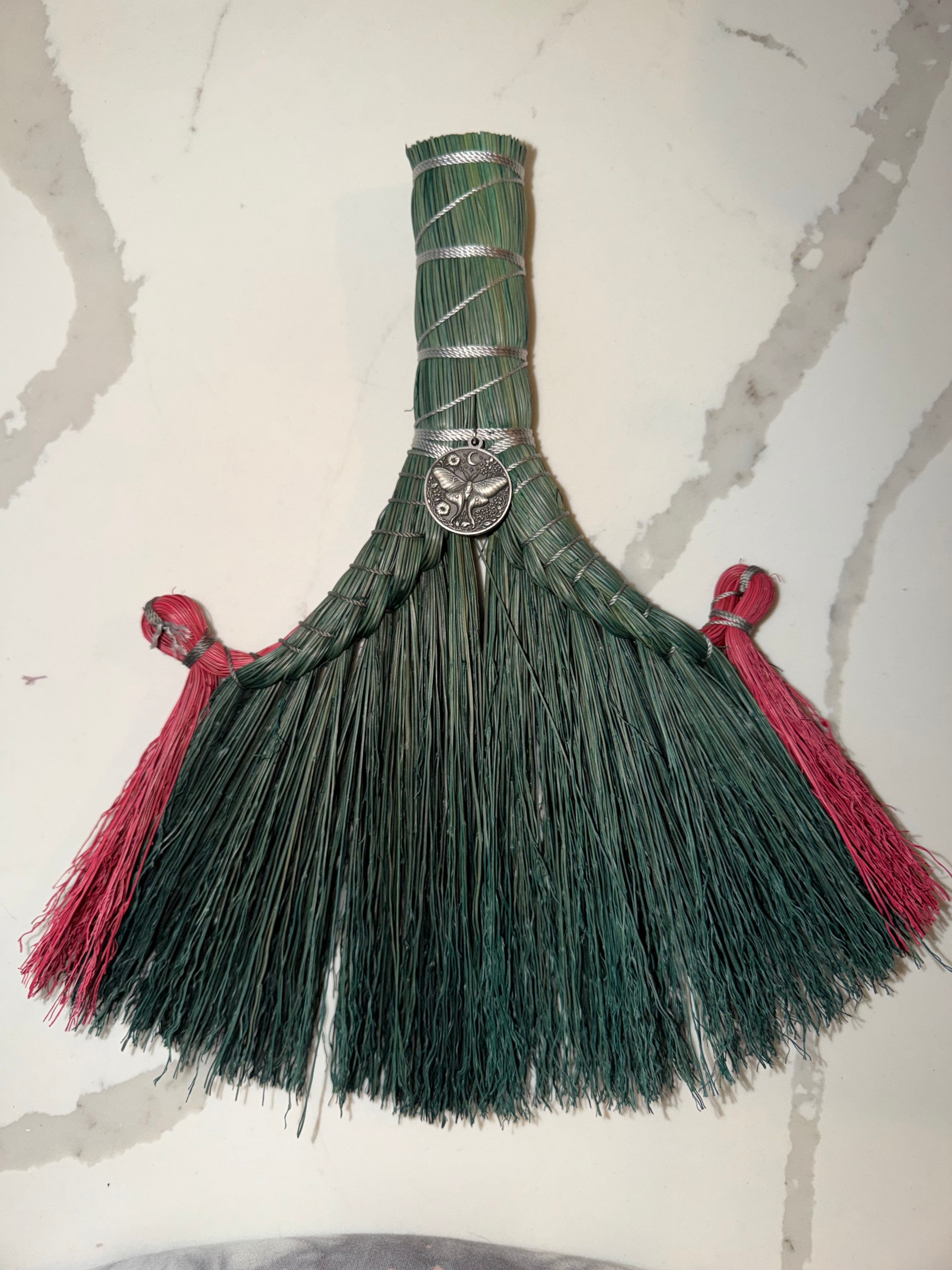 Luna moth broom