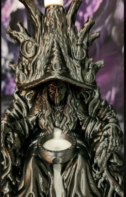 3D Printed Backflow Incense Burner - The Witch &amp; Cauldron