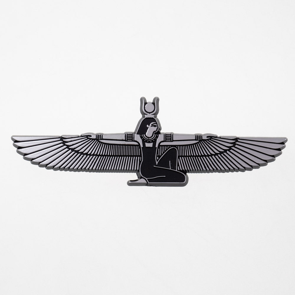 Winged Isis Goddess 3D Chrome-plated Emblem/Talisman