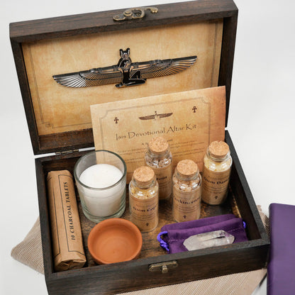 Isis Devotional Altar/Shrine &amp; Resin Incense Kit
