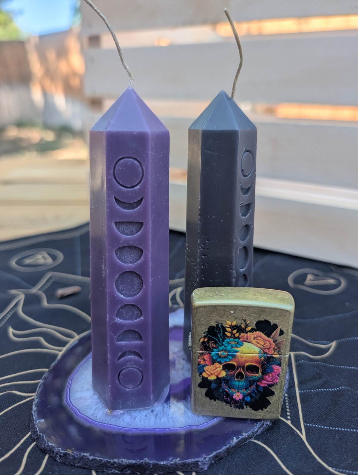 Large Moon Phase Candle