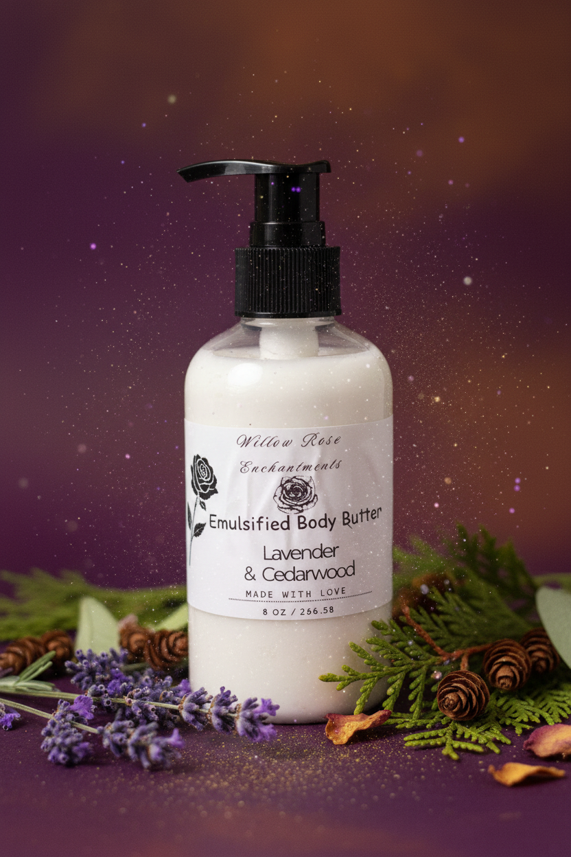 Lavender &amp; Cedarwood Emulsified Body Butter