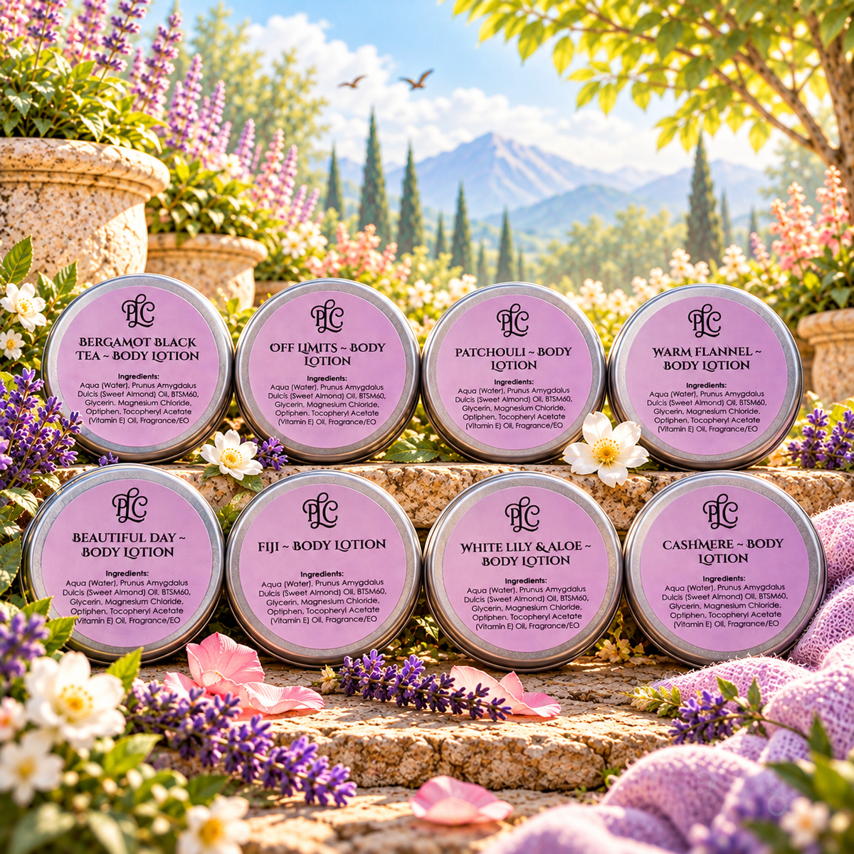 Handcrafted Body Lotion Samples