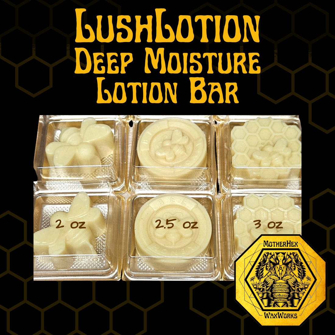 LushLotion Deep Moisture Organic Lotion Bar