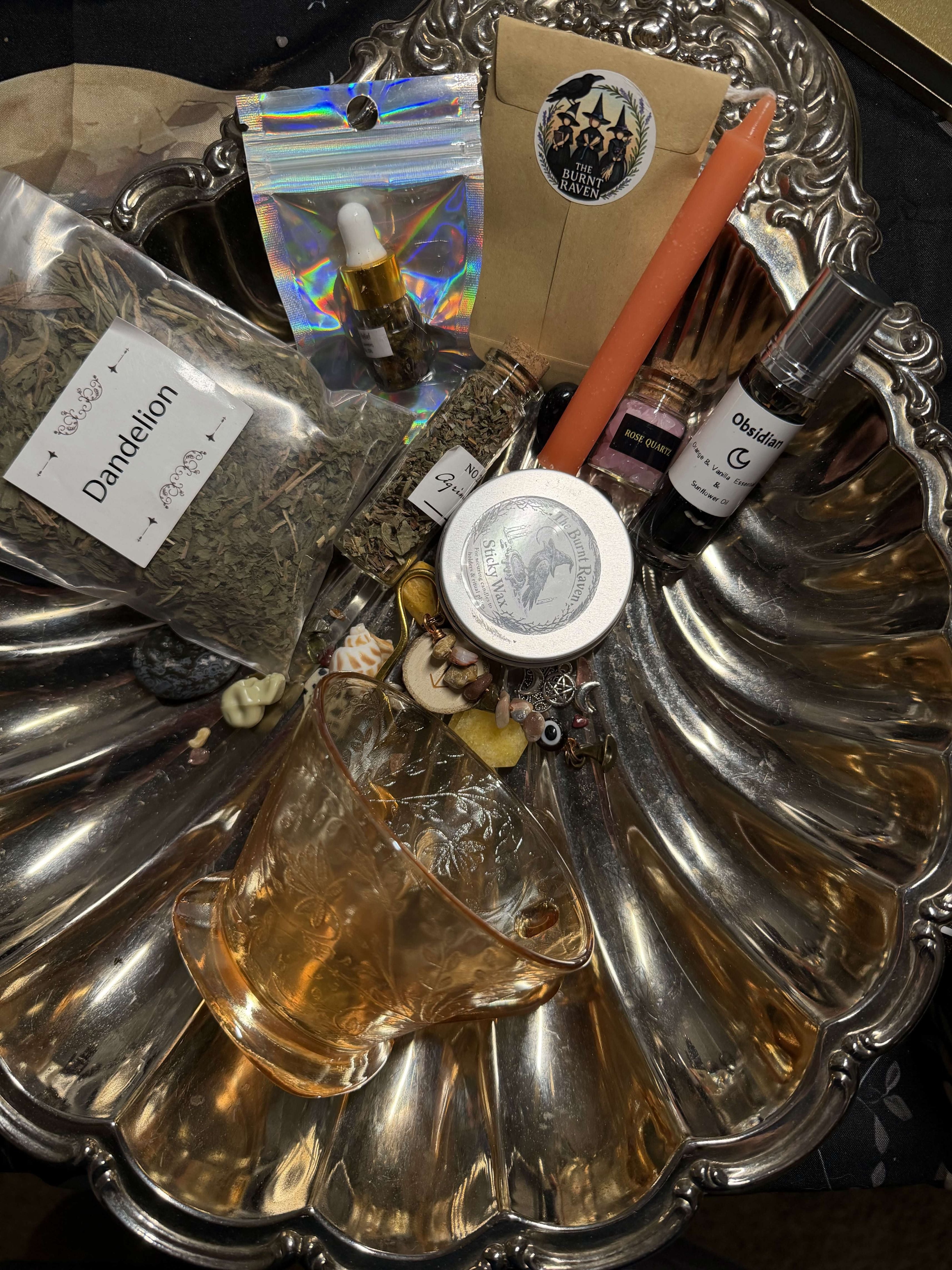Witchcraft Confetti Scoop: Crystals, Charms, Herbs &amp; More