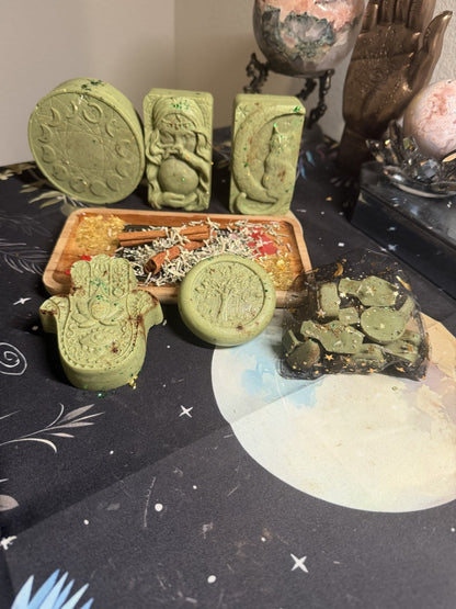 🐈 Money Manifestation Moon Cat Goat Milk Soap ✨