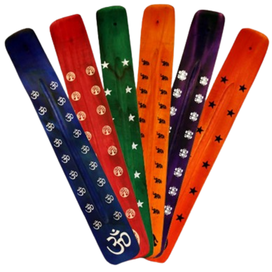 Colorful Tray Incense Burner 12"L