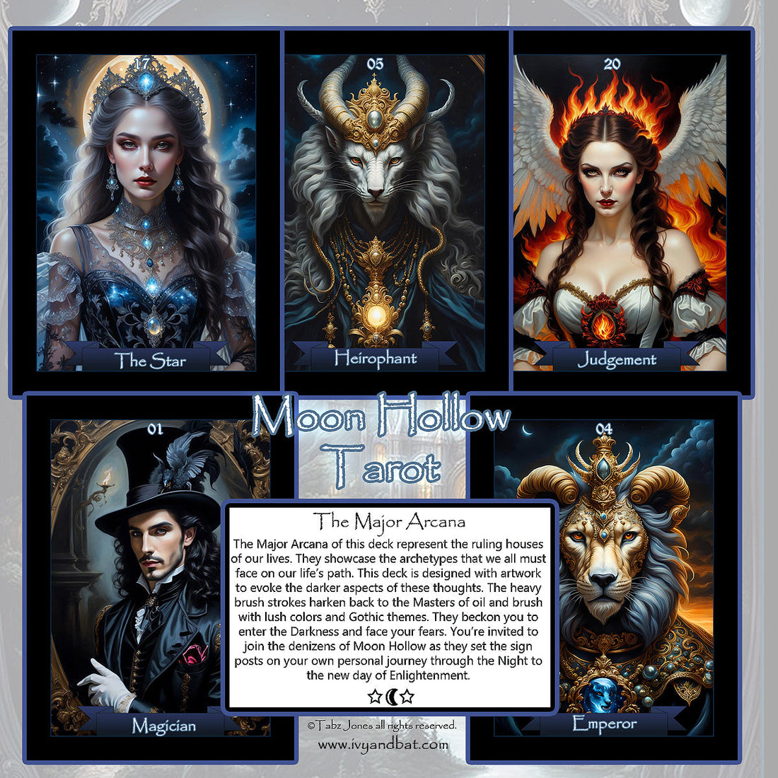 Moon Hallow Gothic Tarot Deck