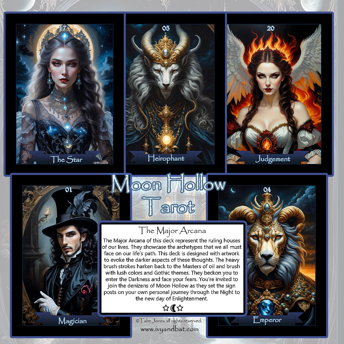 Moon Hallow Gothic Tarot Deck