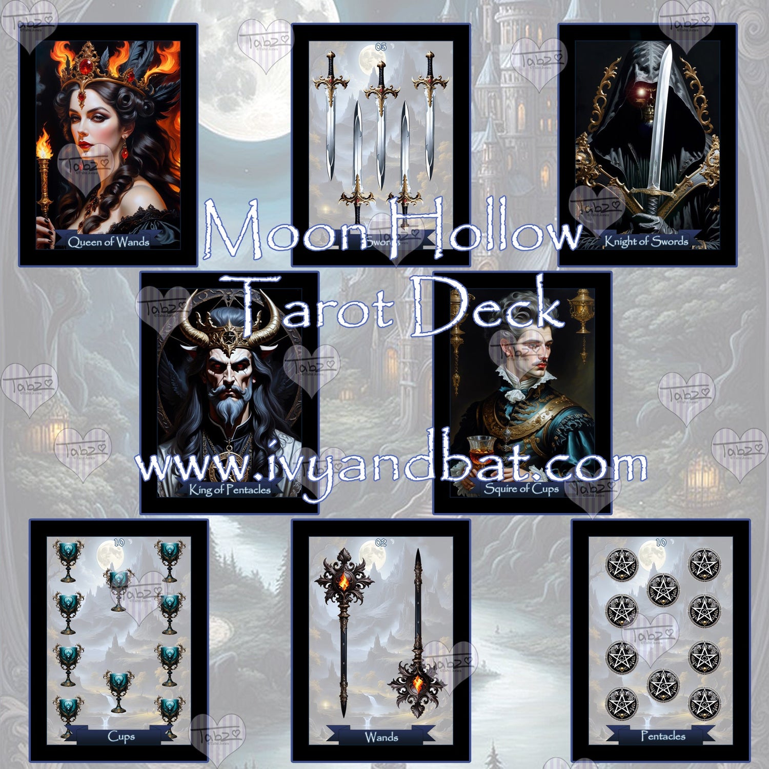 Moon Hallow Gothic Tarot Deck