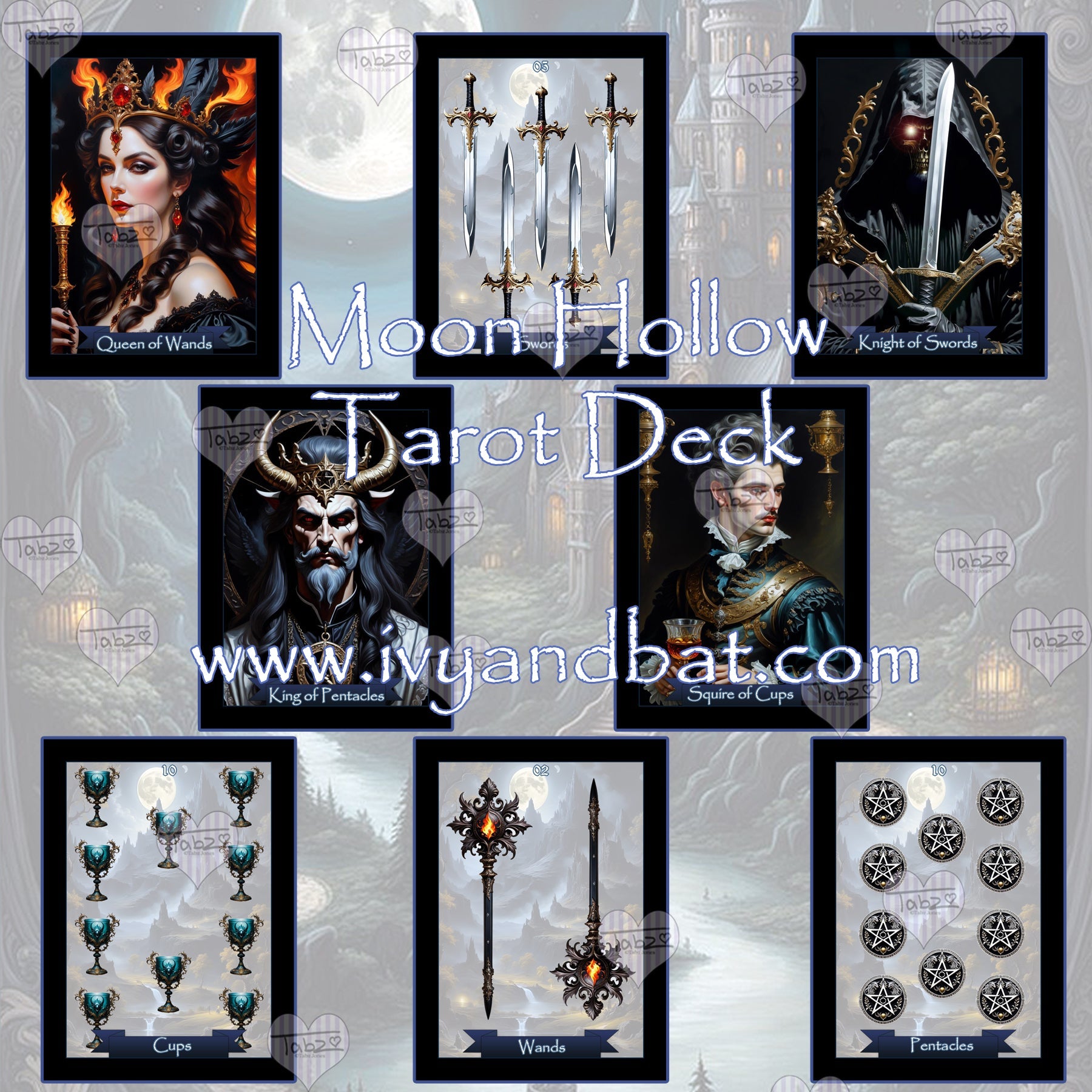 Moon Hallow Gothic Tarot Deck