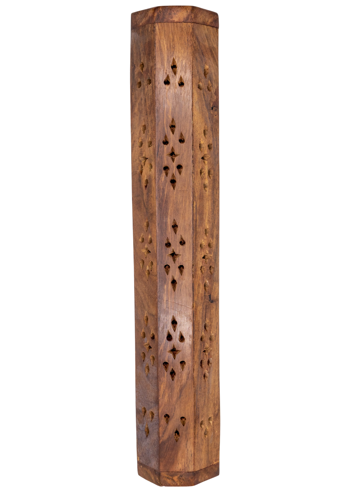 Brass Inlay Moon &amp; stars Coffin Incense Burner
