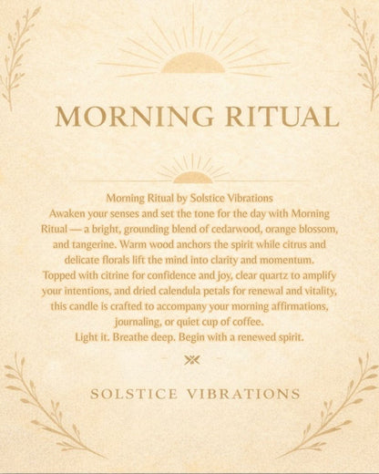Morning Ritual Candle 4oz