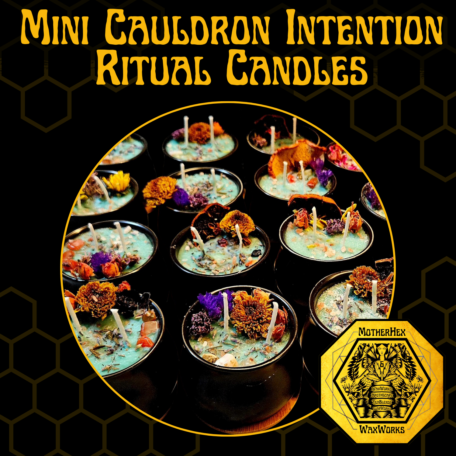 Mini Cauldron Intention Ritual Candles