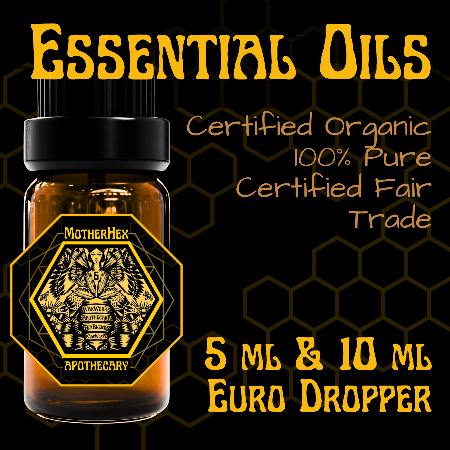 Pure Essential Oils – Single Notes Organic, Ethically Sourced