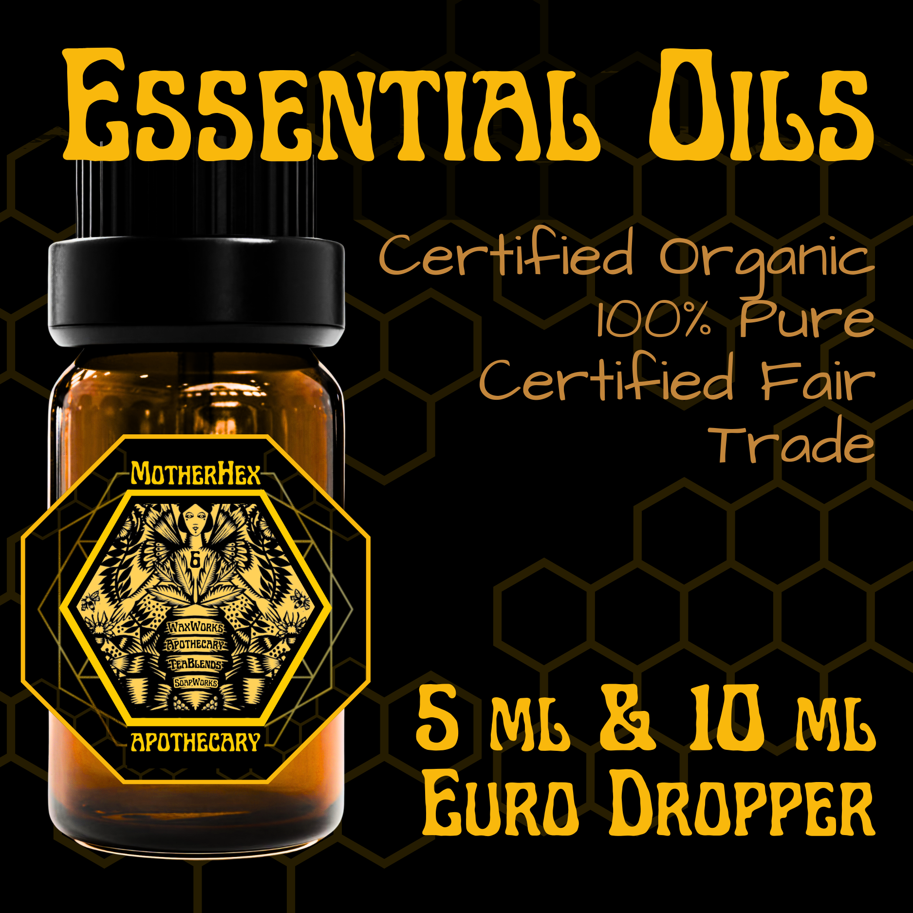 Pure Essential Oils – Single Notes Organic, Ethically Sourced