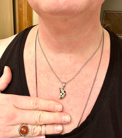 3 Piece Dalmatian Jasper Jewelry Set