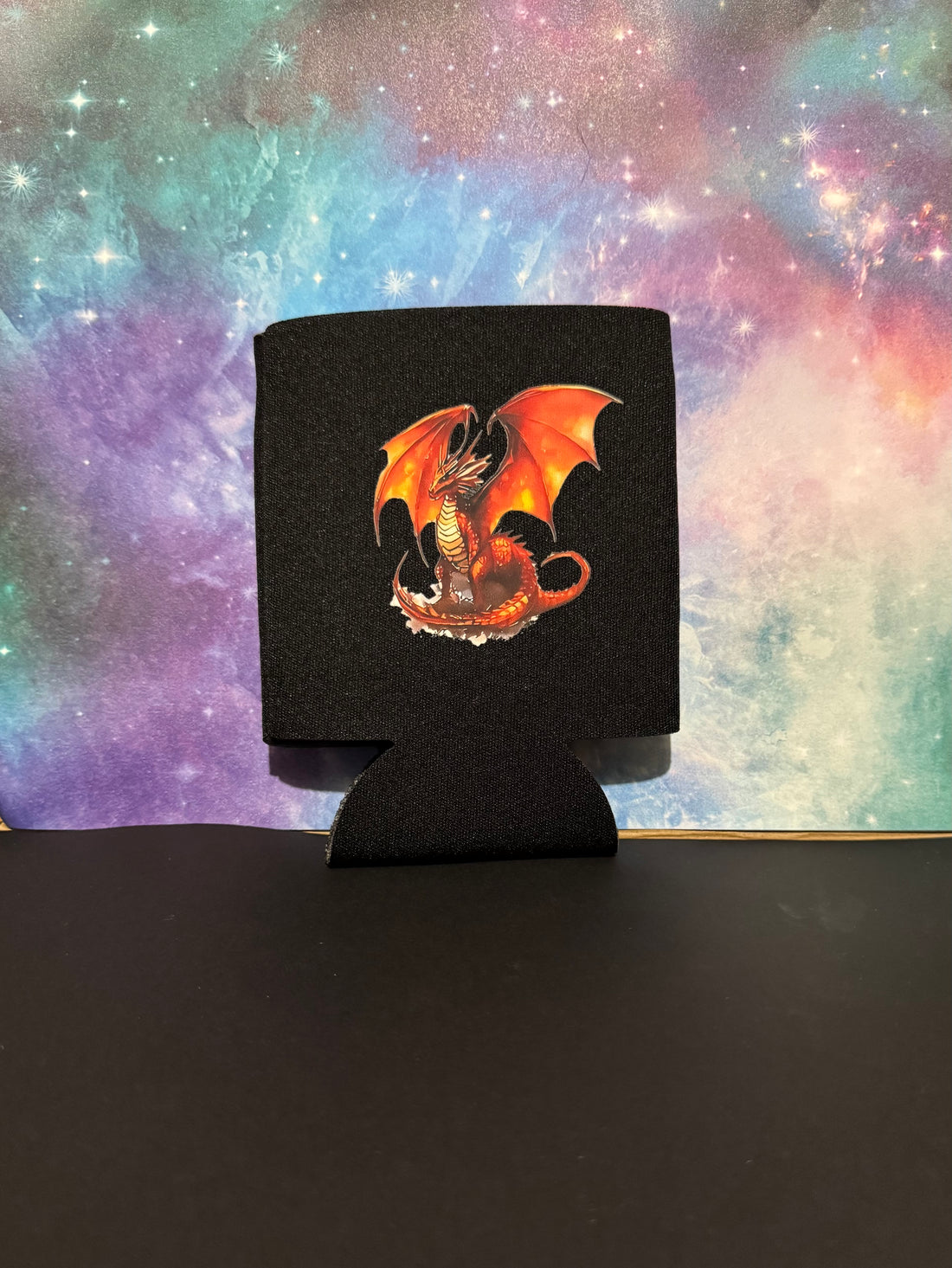 Koozie - Black with Heat Transfer Design