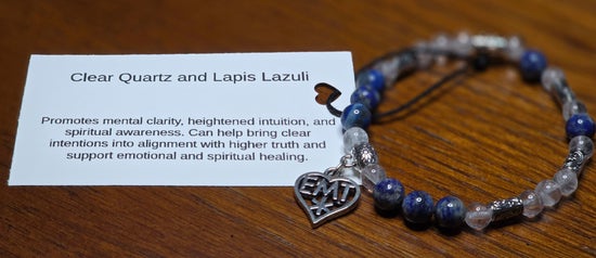 Clear Quartz/ Lapis Lazuli