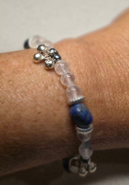 Clear Quartz/ Lapis Lazuli