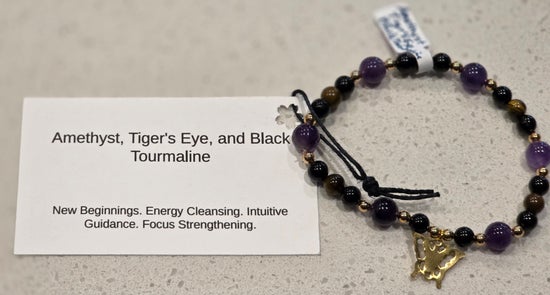 Amethyst/ Black Tourmaline/ Tiger&