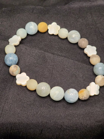 Amazonite/ Aquamarine/ Shell