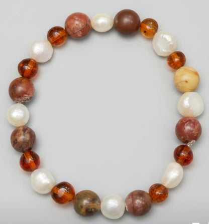 Amber/ Pearl/ Picasso Jasper