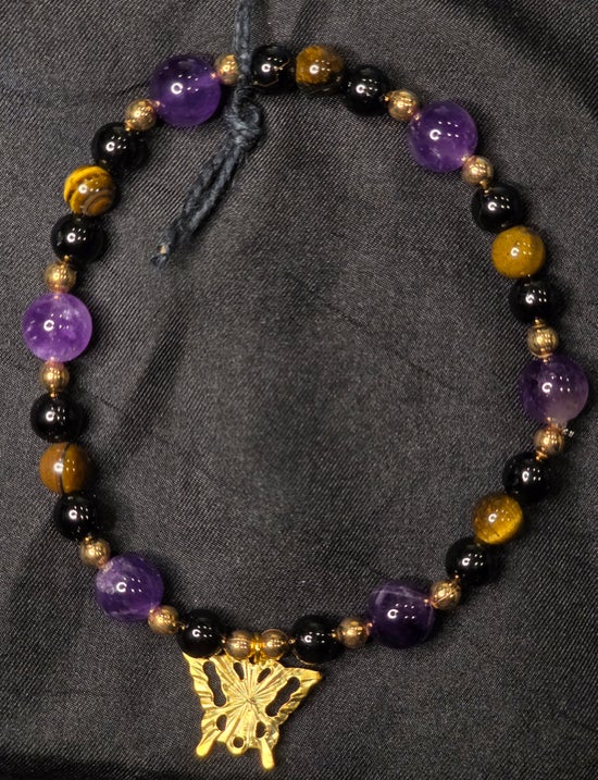 Amethyst/ Black Tourmaline/ Tiger&