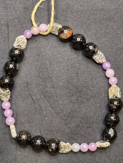 Black Tourmaline/ Lepidolite