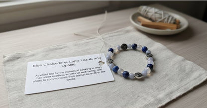 Blue Chalcedony/ Lapis Lazuli/ Opalite