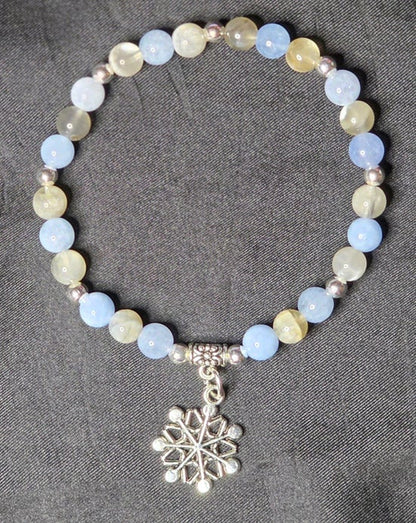 Aquamarine/ White Moonstone