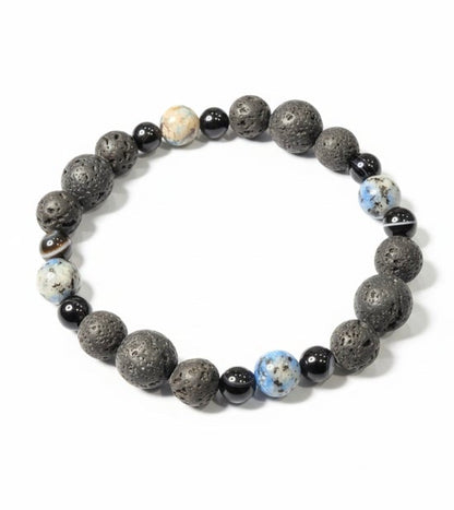 Black Agate/ K2 Jasper/ Lava Rock