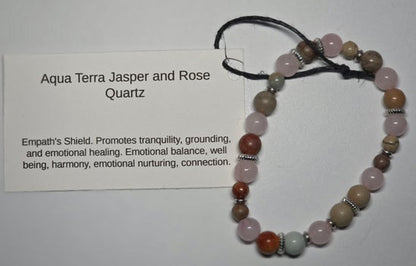 Aqua Terra Jasper/ Rose Quartz/B