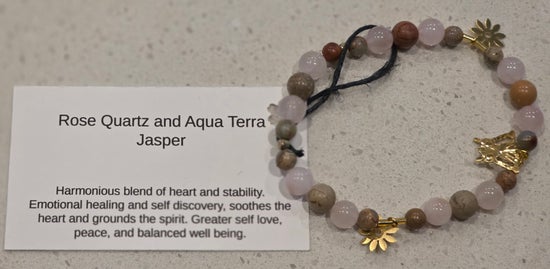 Aqua Terra Jasper/ Rose Quartz/A